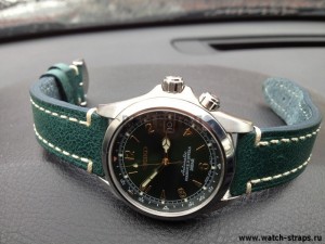 Зеленый HIRSCH Liberty на часах Seiko