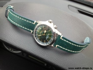 Зеленый HIRSCH Liberty на часах Seiko