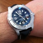 Breitling Steelfish на ремне HIRSCH Heavy Calf