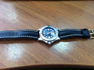 Breitling Steelfish на ремне HIRSCH Heavy Calf